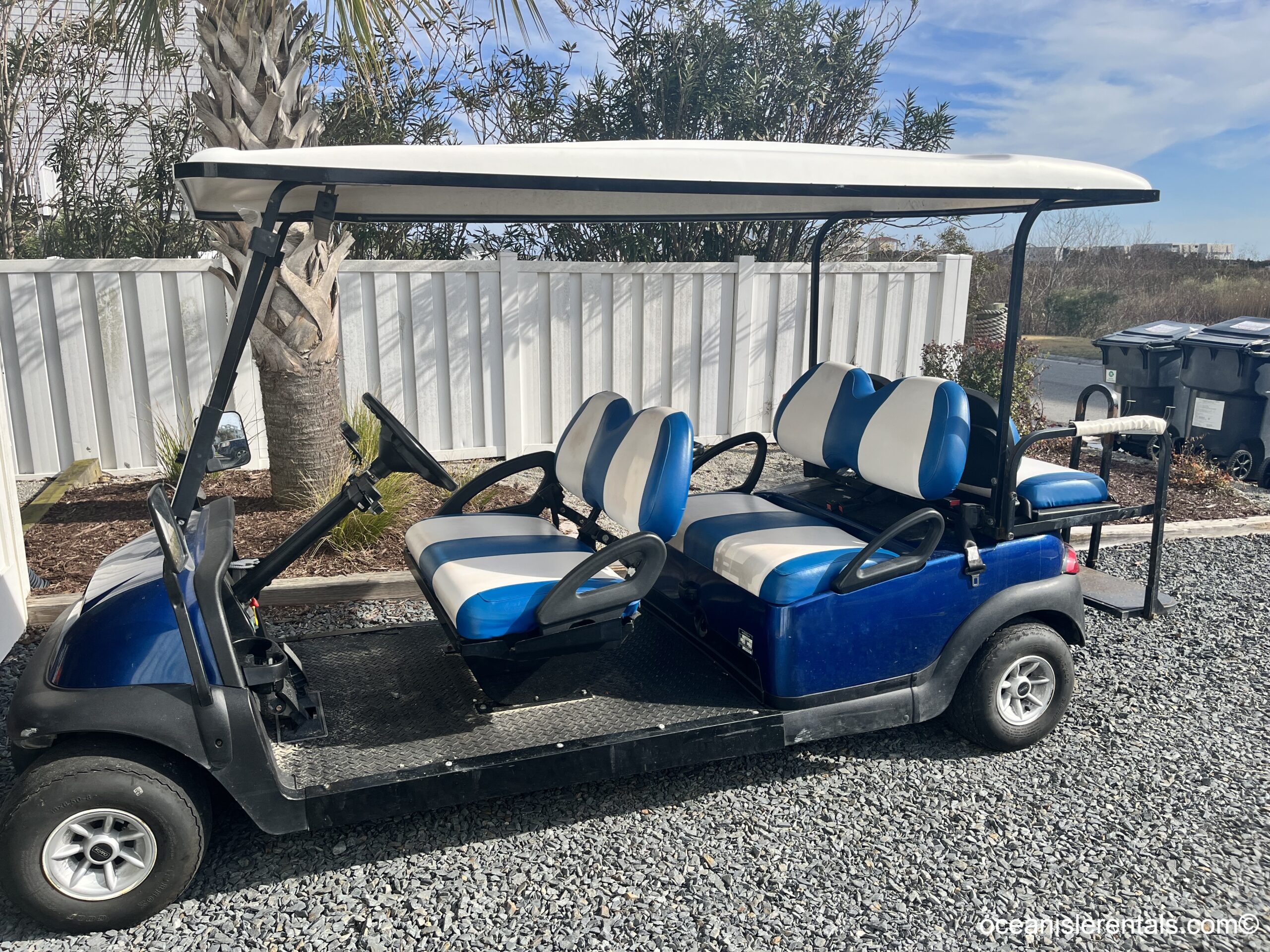 Limo golf cart, 123 Via Soundside, Any Port in a Storm